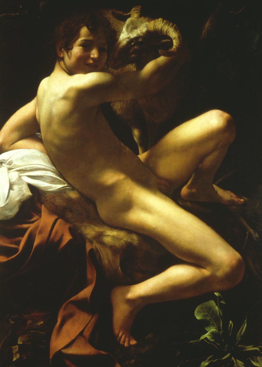 Døperen Johannes, 1602 av Michelangelo Merisi Caravaggio