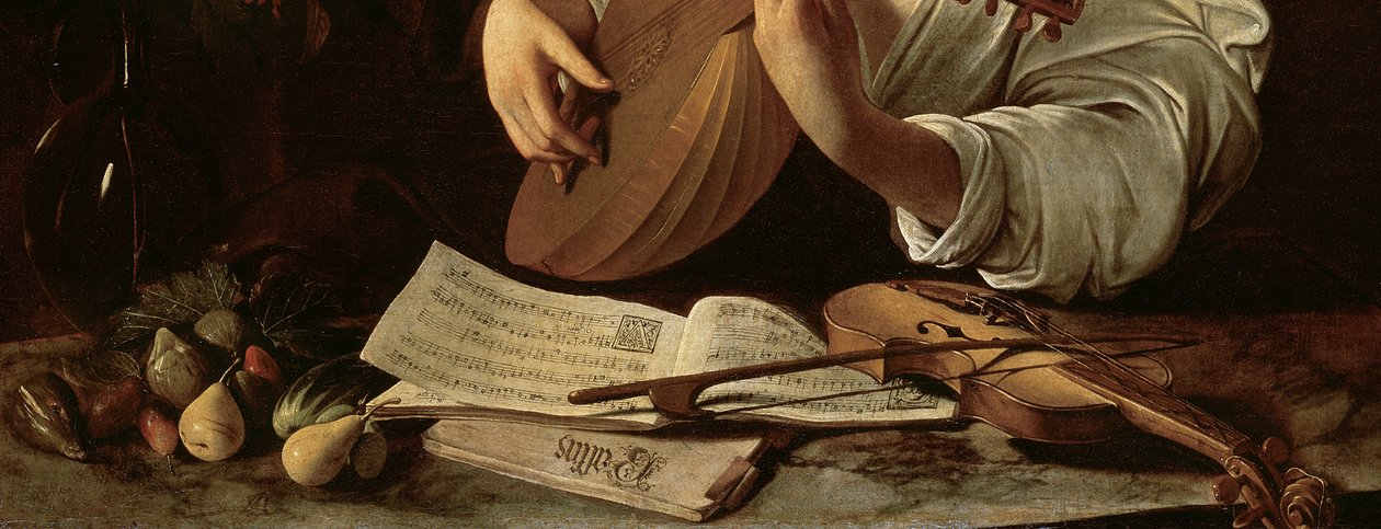 Lutespilleren, ca. 1595 av Michelangelo Merisi Caravaggio