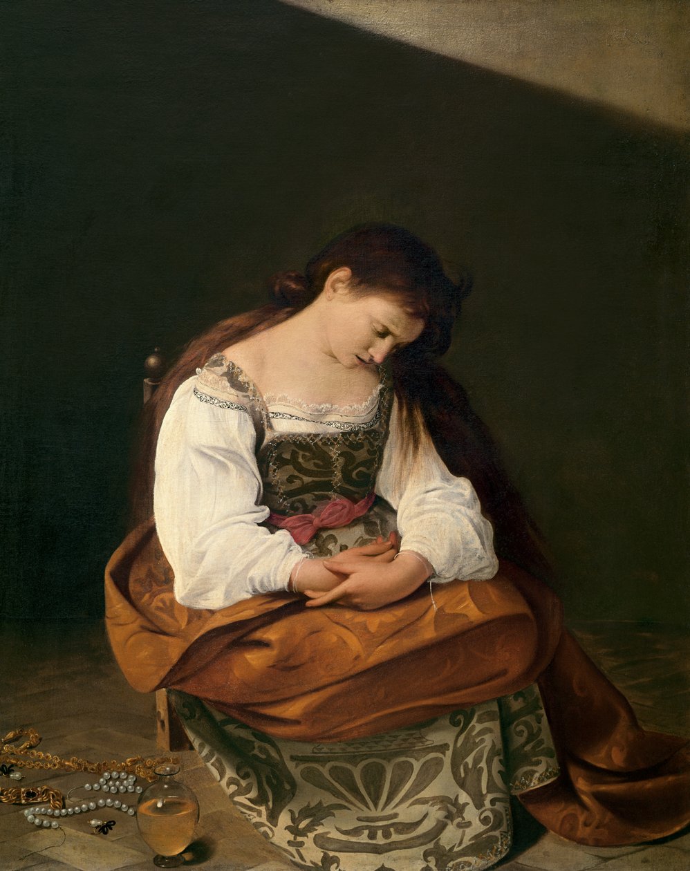Den angrende Maria Magdalena, 1596-97 av Michelangelo Merisi Caravaggio