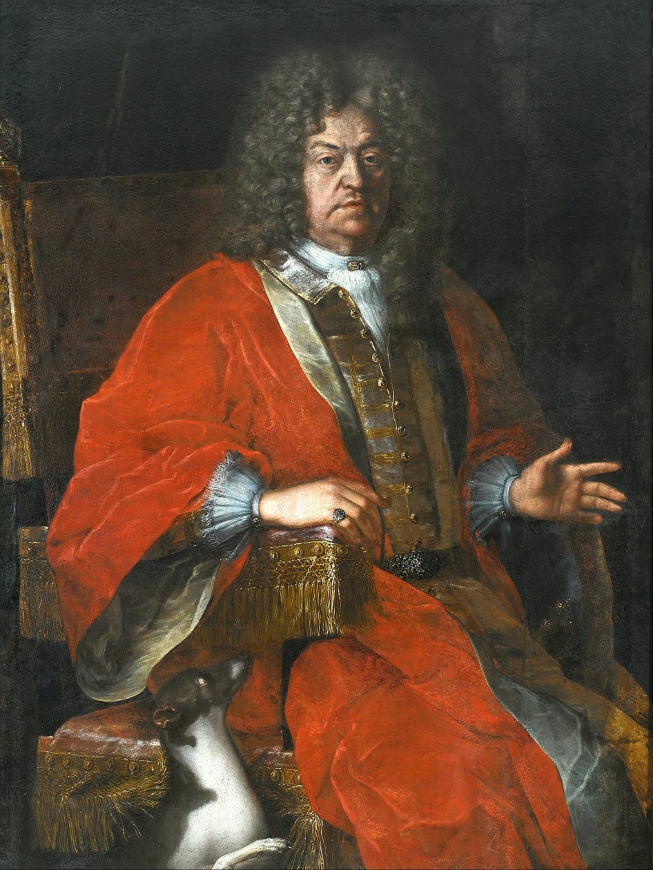 Portrett av Jan Dobrogost Krasiski av Michelangelo Palloni