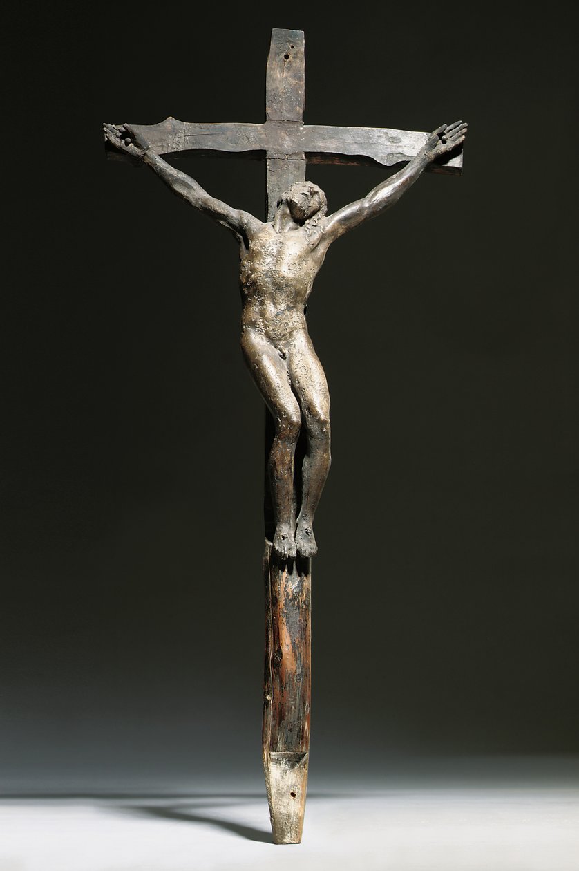Korsfestelsesgruppe av Kristus, den gode tyven og den dårlige tyven av Michelangelo Buonarroti