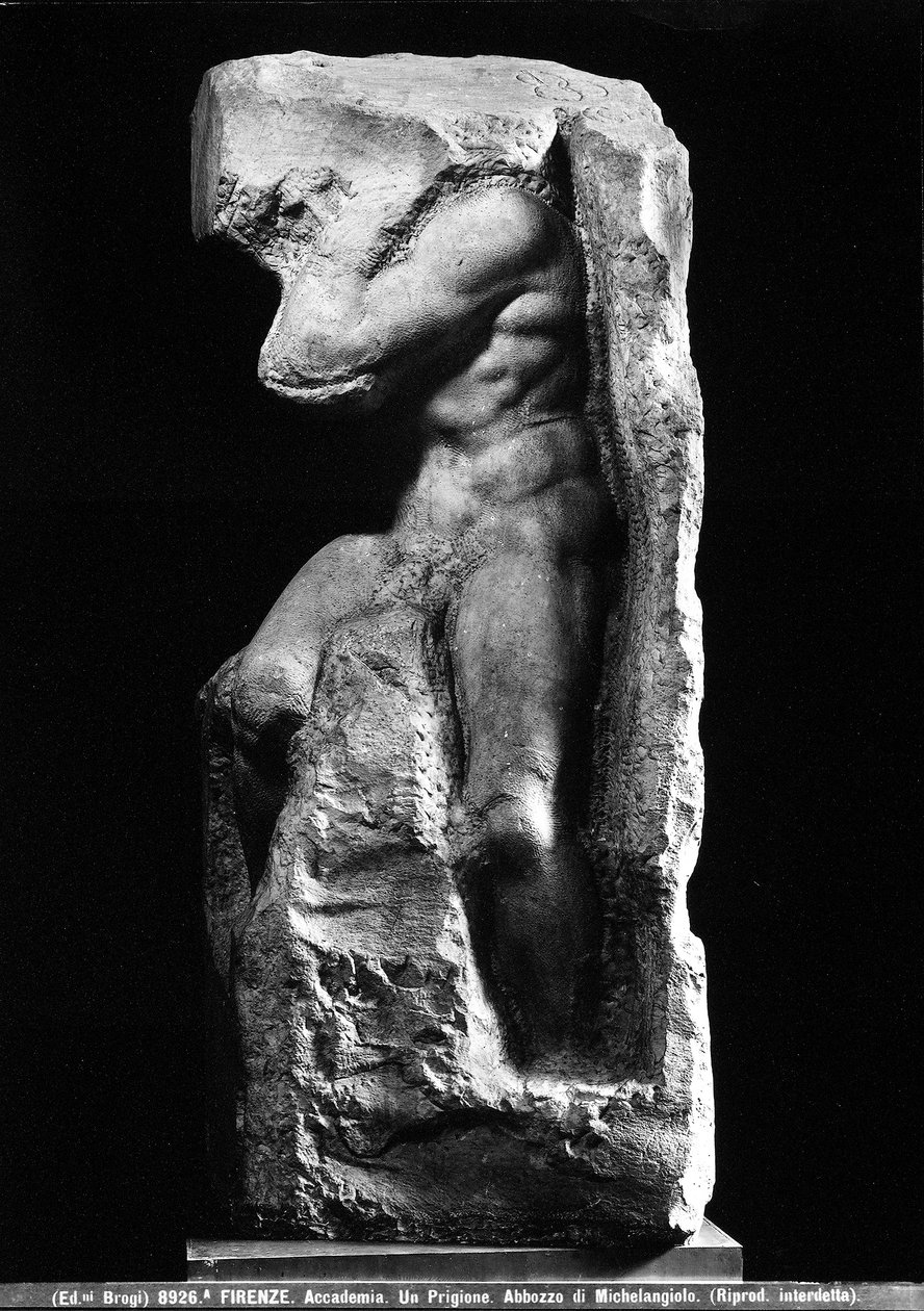Forfra av Michelangelo Buonarrotis slave av Michelangelo Buonarroti