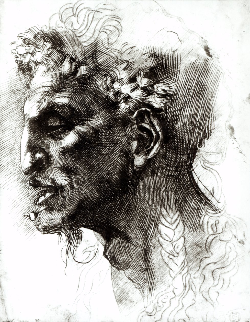 Leder for en Satyr av Michelangelo Buonarroti