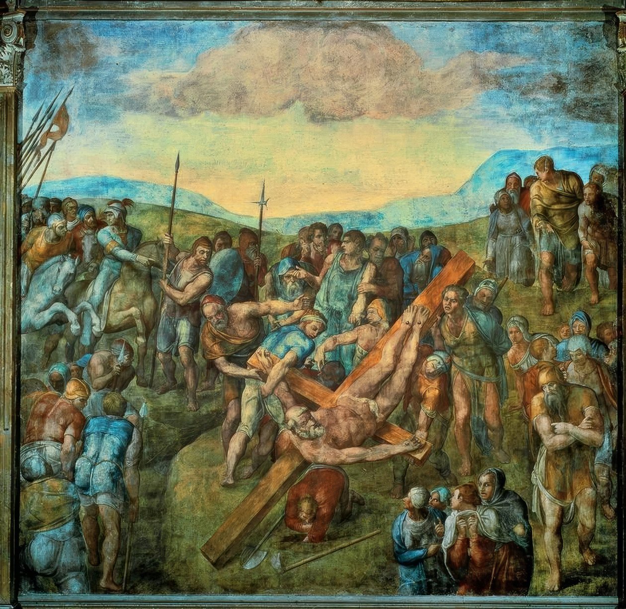 Korsfestelsen av Peter av Michelangelo Buonarroti