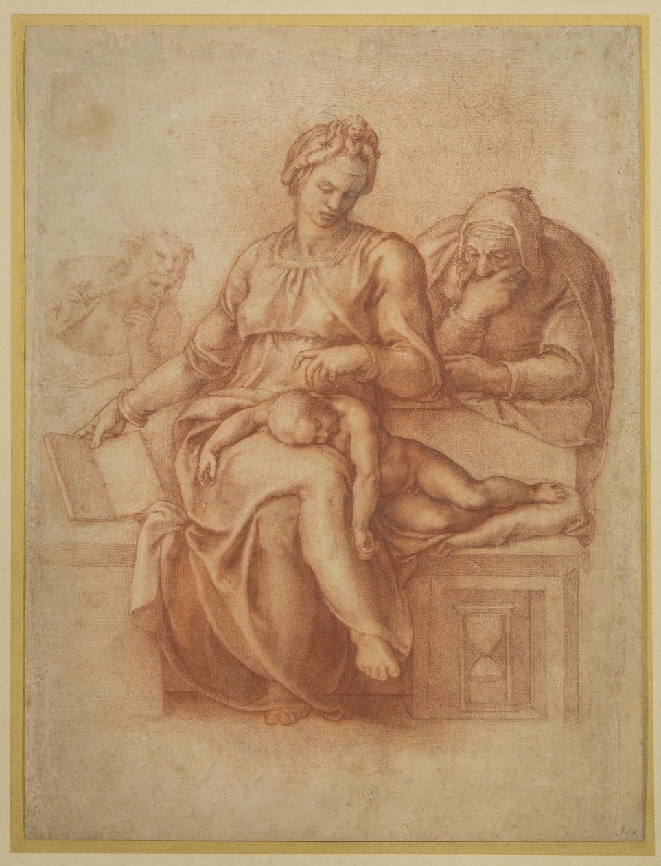 Vår Frue av Stillheten, ca. 1538 av Michelangelo Buonarroti