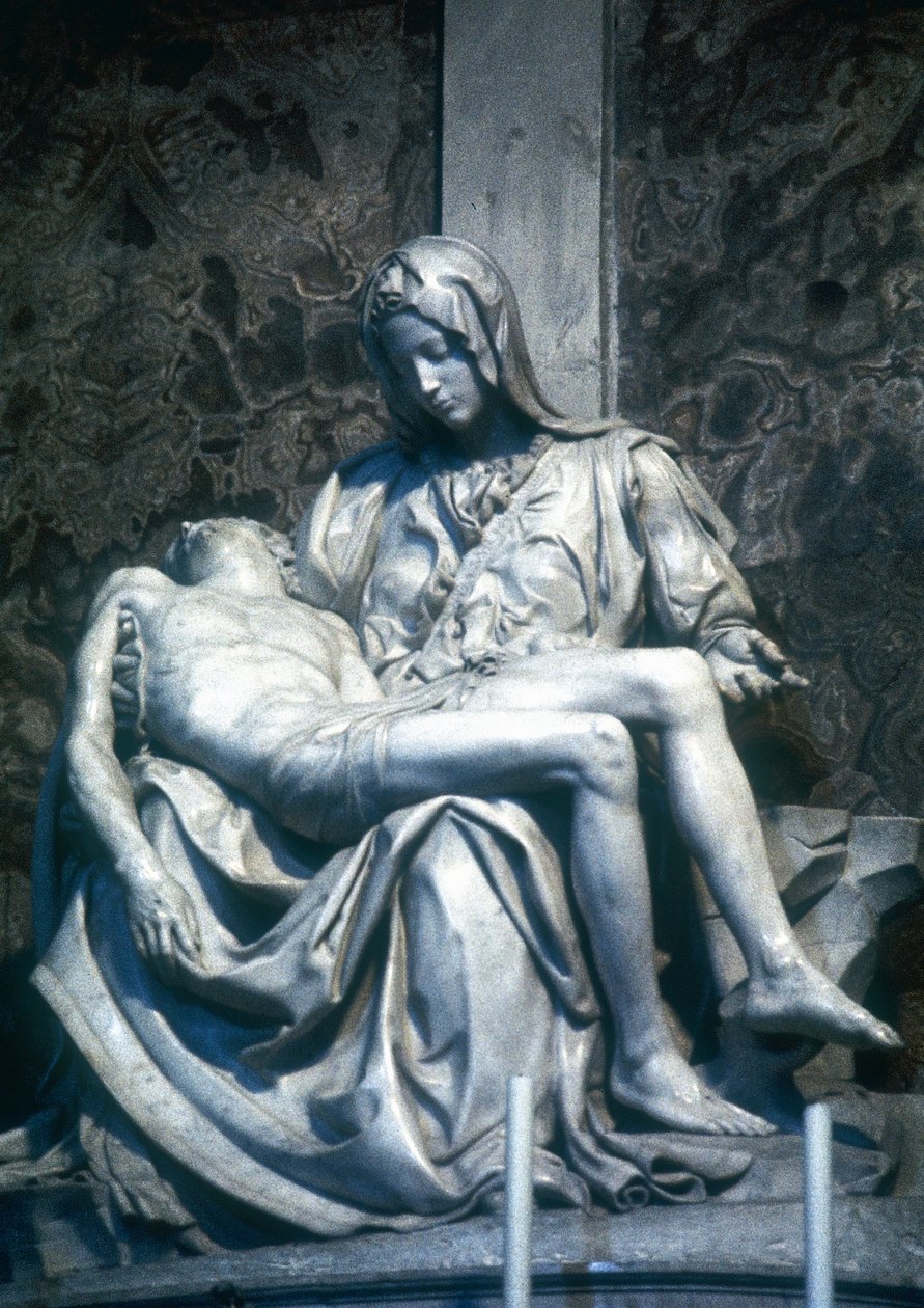 Pieta, 1498-1500 av Michelangelo Buonarroti
