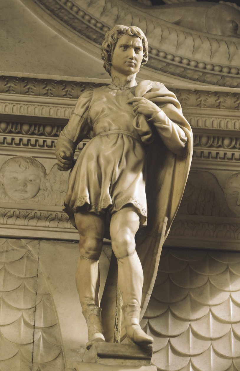 St Proculus, av Michelangelo (1475-1564), San Domenico-kirken i Bologna, Emilia Romagna av Michelangelo Buonarroti