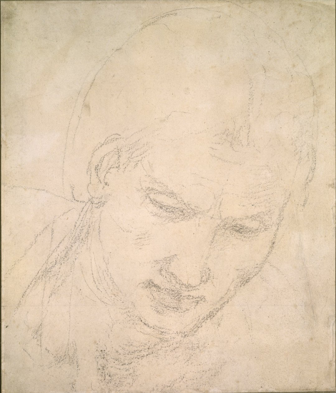 Study of a Head, c1490-1560 av Michelangelo Buonarroti
