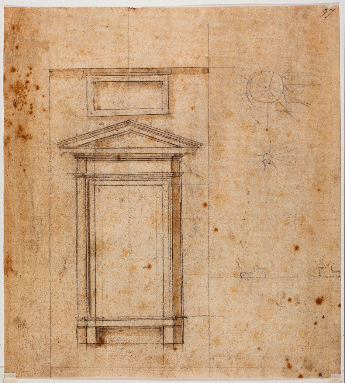 Vindusdesign av Michelangelo Buonarroti