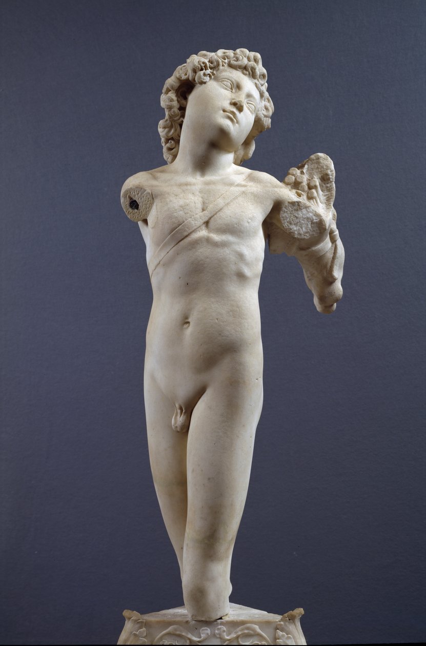 Ung bueskytter, ca. 1490 (marmor) av Michelangelo Buonarroti