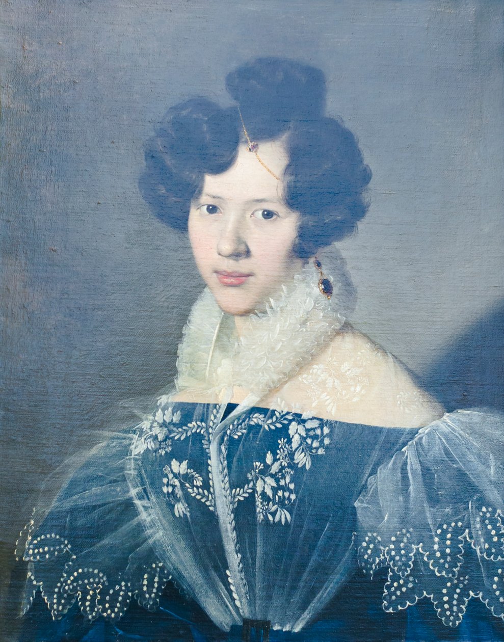Portrett av en ung kvinne av Michelangelo Grigoletti
