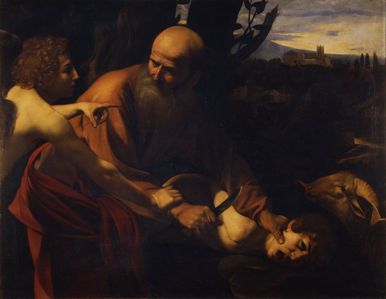 Abraham ofret Isak, 1603-1604 av Michelangelo Merisi Caravaggio