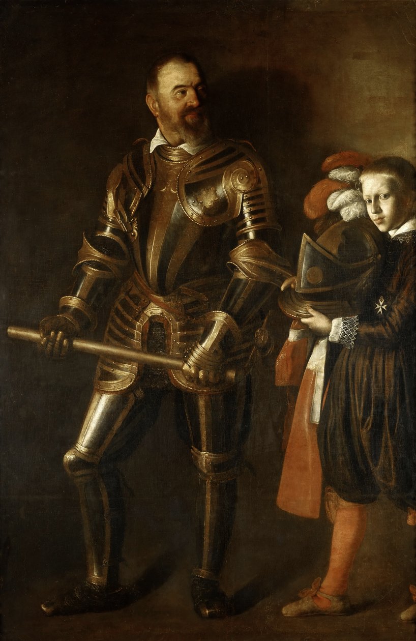 Alof de Wignacourt 1547-1622, stormester av Maltas orden av Michelangelo Merisi Caravaggio