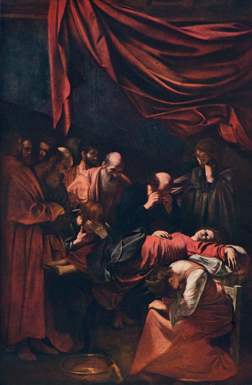 Jomfruens død, c1606 av Michelangelo Merisi Caravaggio