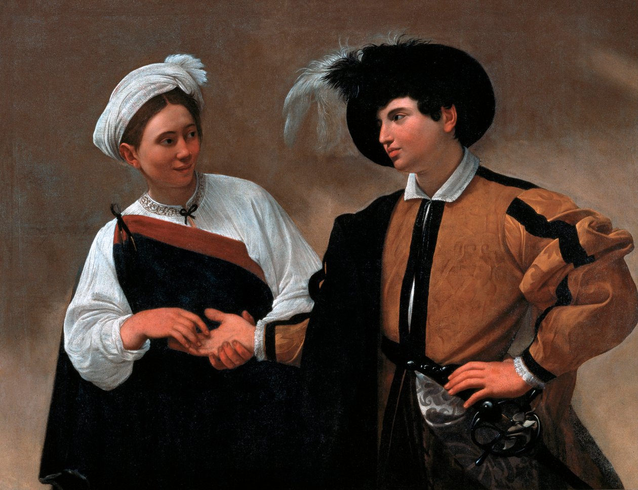 Lykke til, 1595 av Michelangelo Merisi Caravaggio