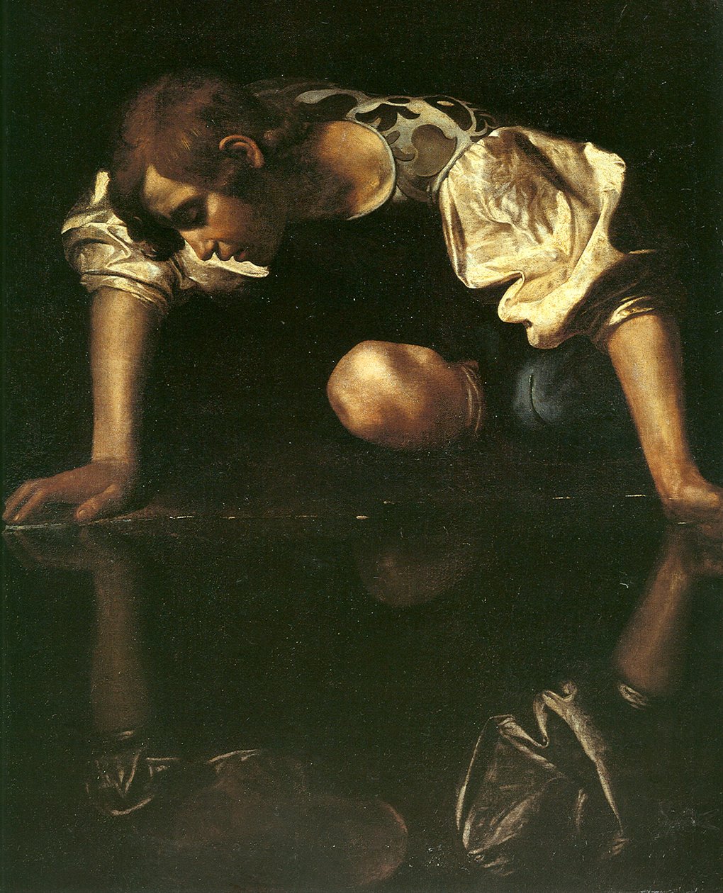 Narcissus, 1598-1599 av Michelangelo Merisi Caravaggio