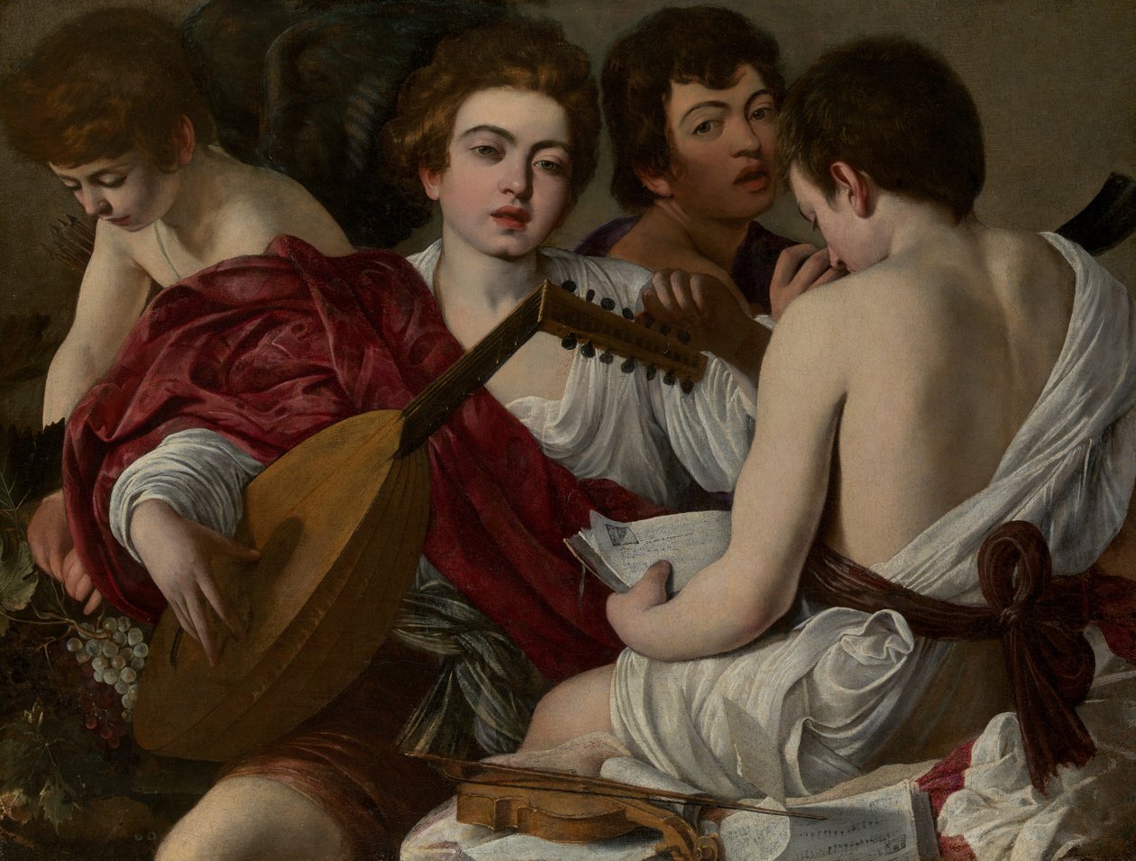 Musikerne, 1597. av Michelangelo Merisi Caravaggio