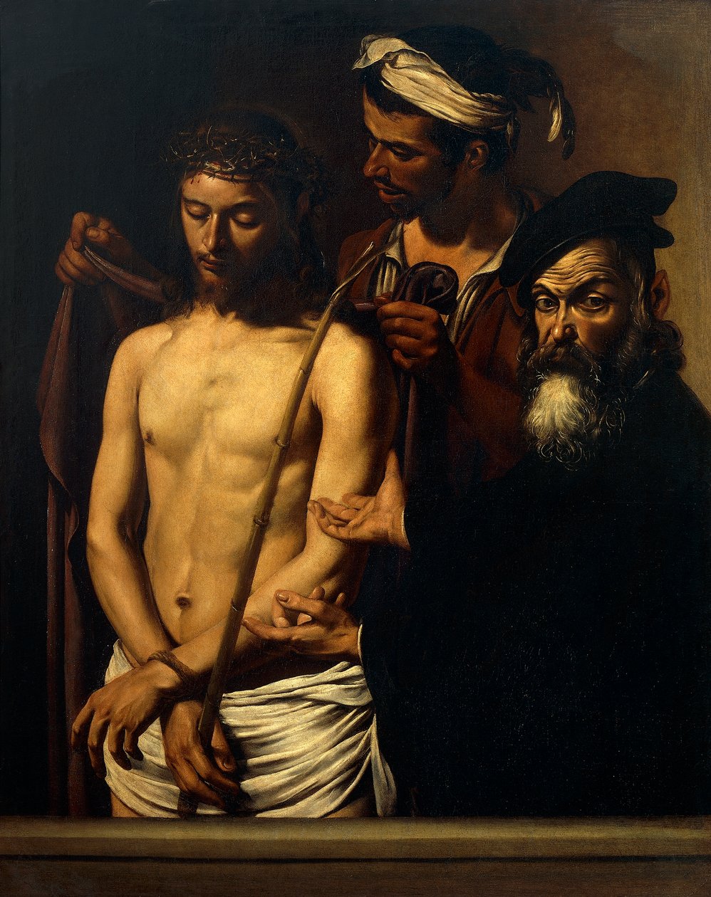 Ecce Homo, ca. 1605 (olje på lerret) av Michelangelo Merisi da Caravaggio