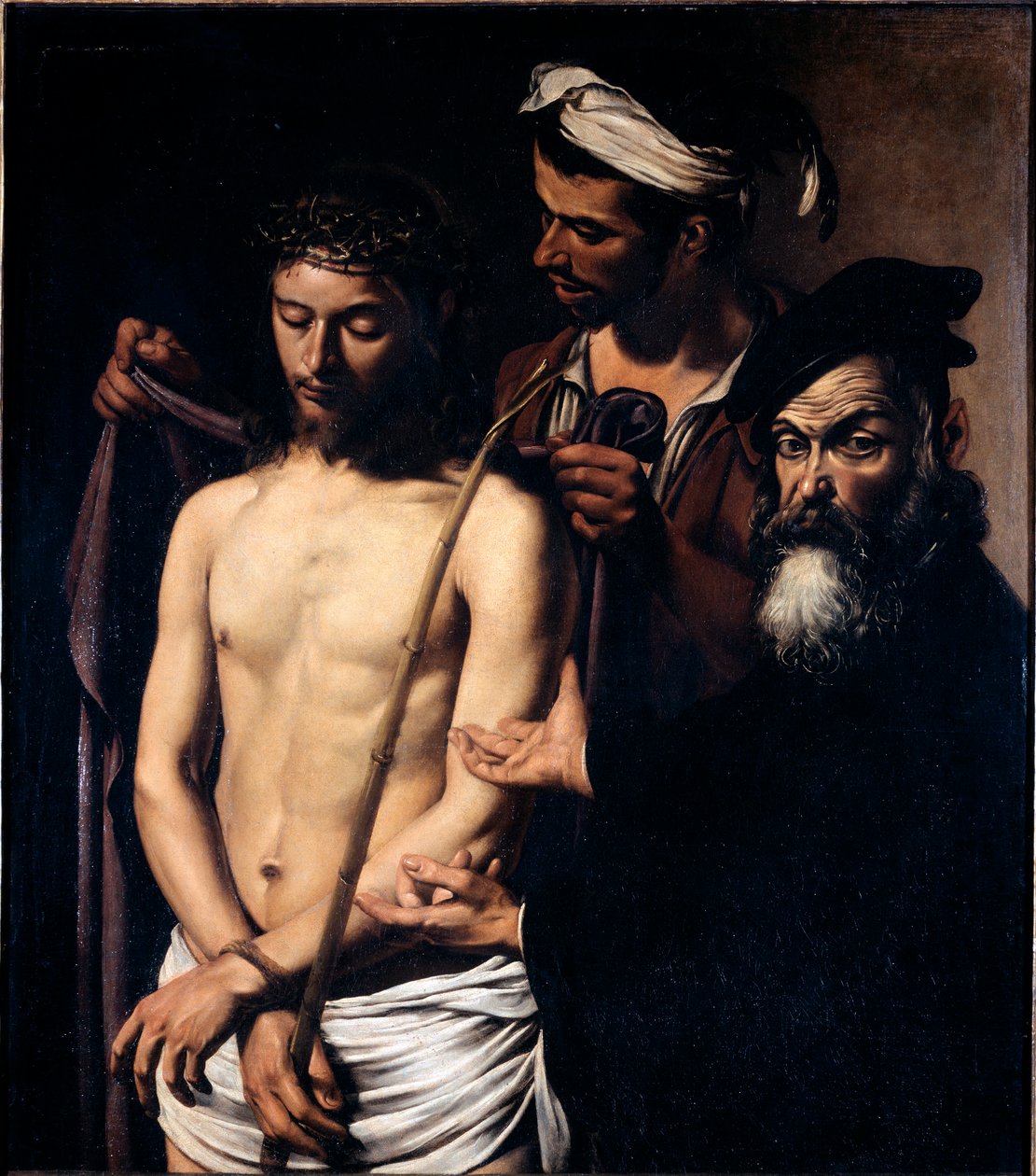 Ecce homo Maleri av Michelangelo Merisi kjent som Caravaggio (The caravage av Michelangelo Merisi da Caravaggio