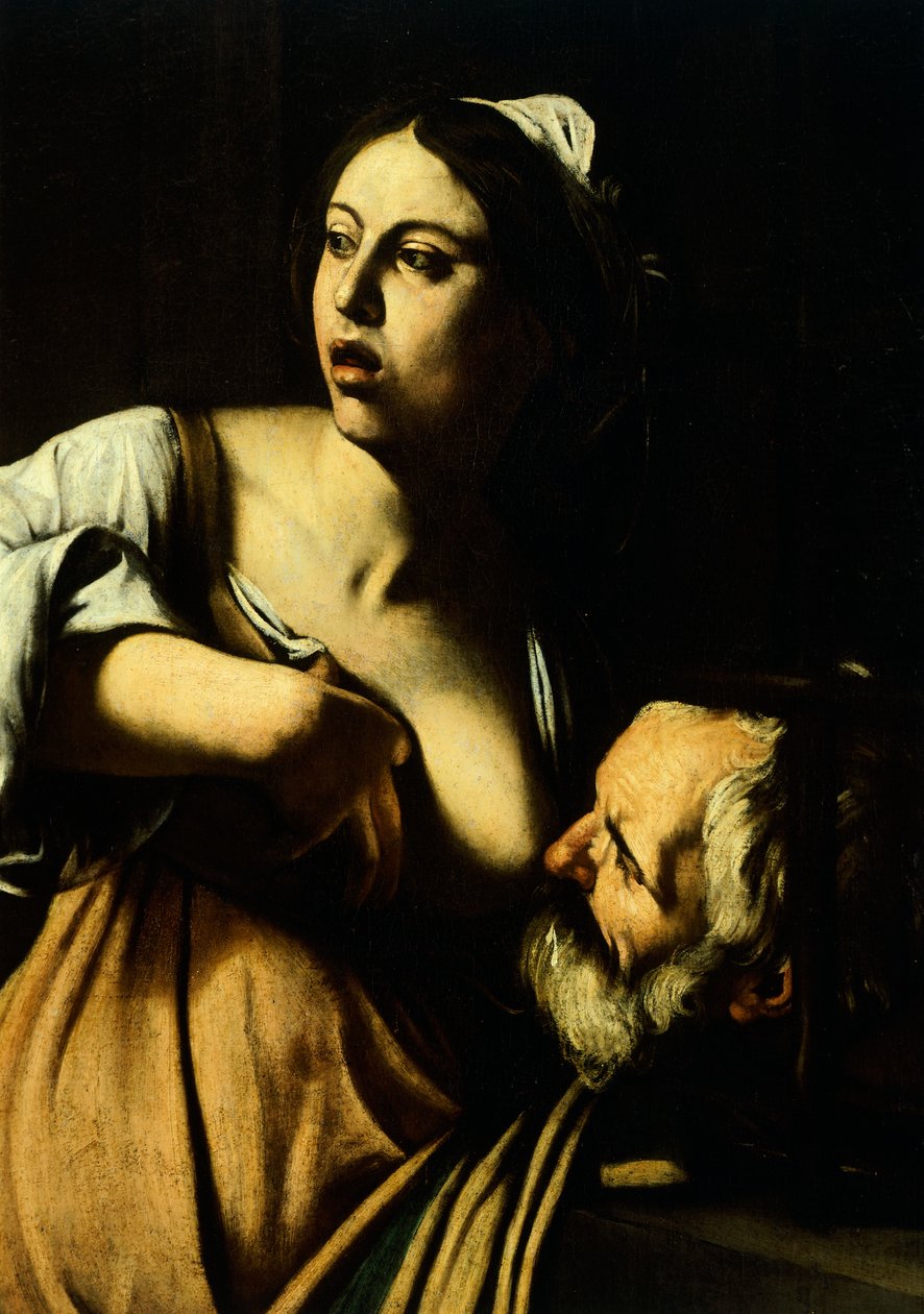 Men som ammer faren sin Cimon, detalj fra Our Lady of Mercy eller Seven Acts of Mercy, ca. 1606-07 (olje på lerret) av Michelangelo Merisi da Caravaggio