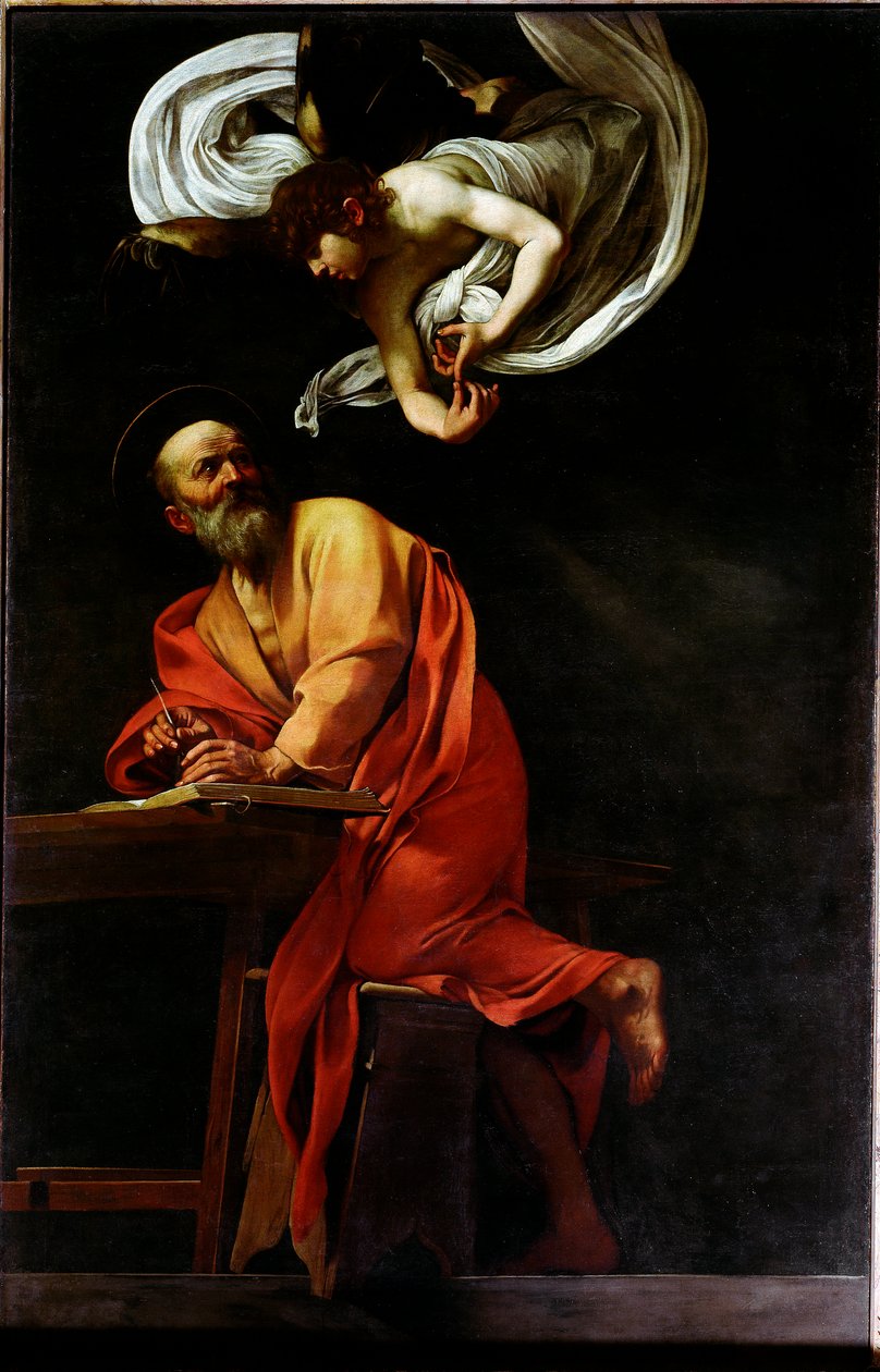 Saint Mathieu og engelen (maleri av Michelangelo Merisi da Caravaggio