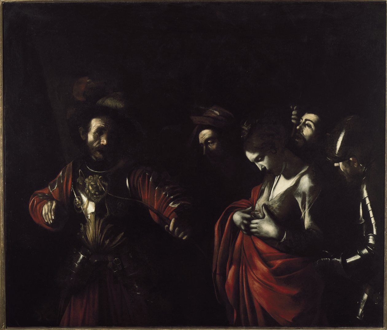 St Ursulas martyrium av Michelangelo Merisi da Caravaggio