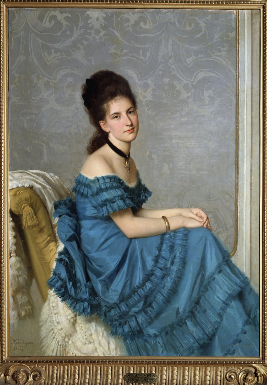 Portrett av Alaide Banti, 1872 av Michele Gordigiani
