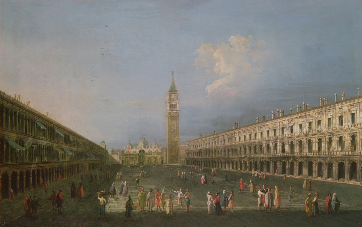 Markusplassen, 1700-tallet av Michele Marieschi