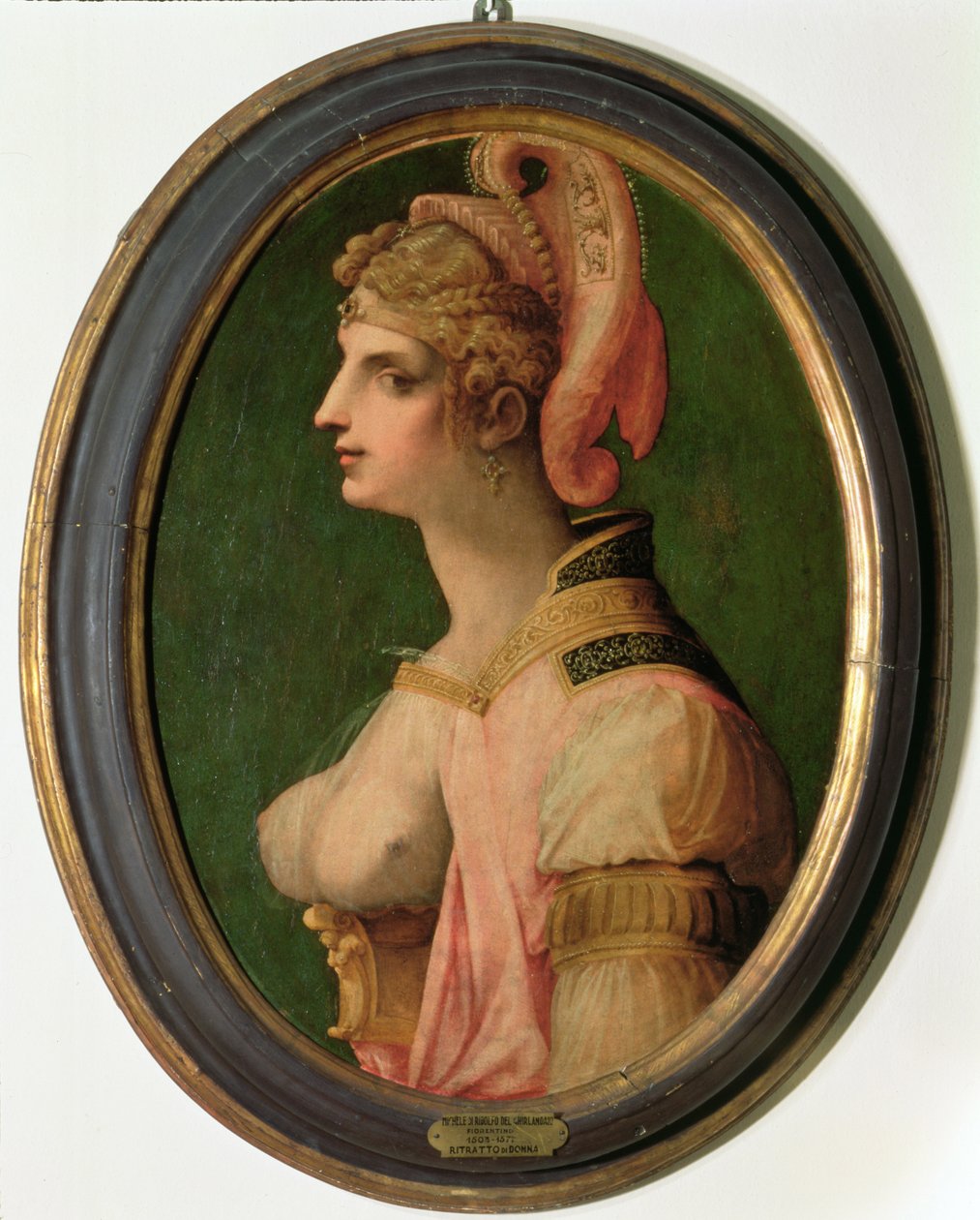 Portrett av en kvinne, sannsynligvis Zenobia, dronning av Palmyra av Michele di Ridolfo Tosini