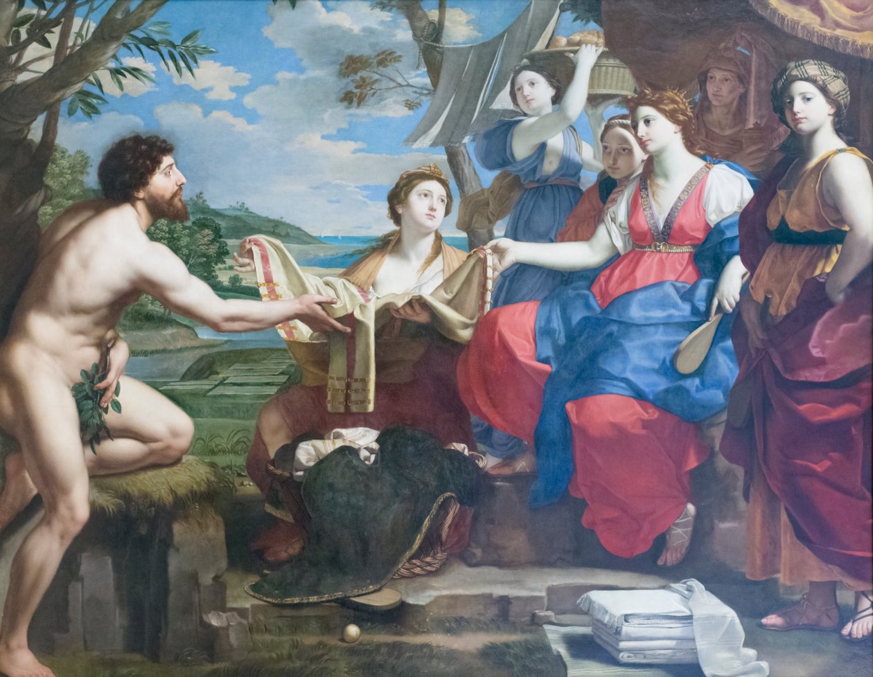 Ulysses og Nausicaa, etter 1654, Michele Desubleo (olje på lerret) av Michele Desubleo