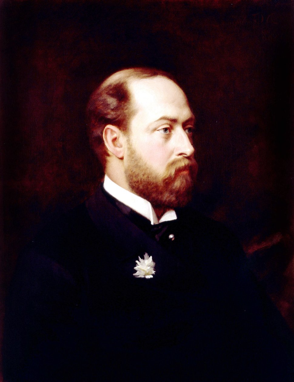 Edward VII, konge av England i 1901-1910 av Michele Gordigiani