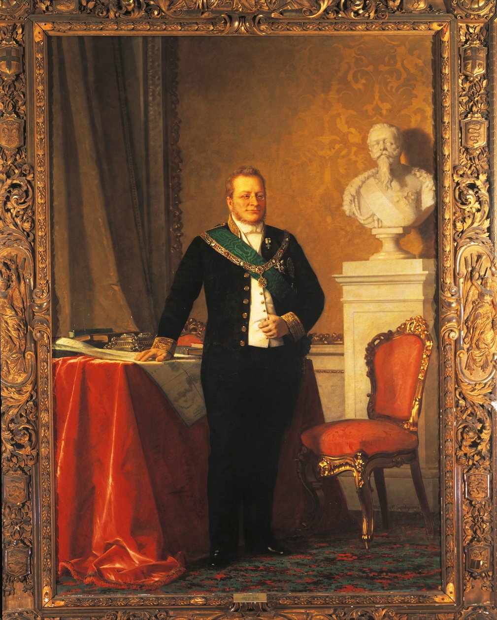 Portrett av Camillo Benso, grev av Cavour (olje på lerret) av Michele Gordigiani