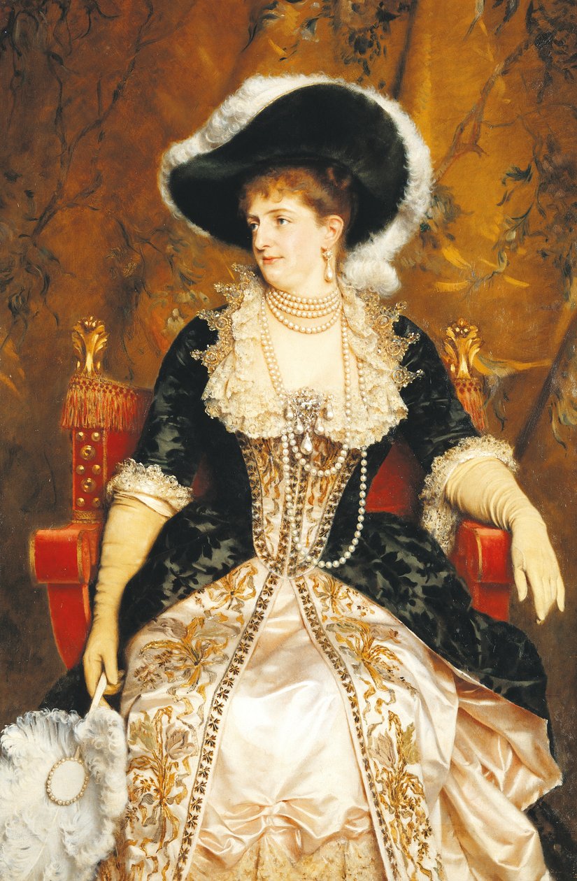 Portrett av Margherita av Savoy (Torino av Michele Gordigiani