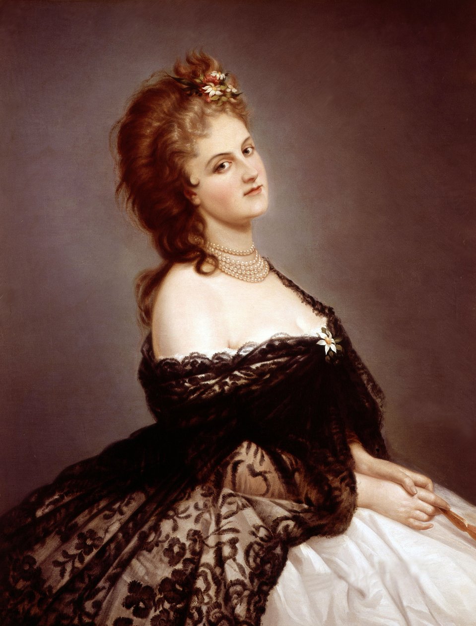 Virginia Oldoini, grevinne av Castiglione, etter et bilde av Pierre-Louis Pierson, 1862 av Michele Gordigiani