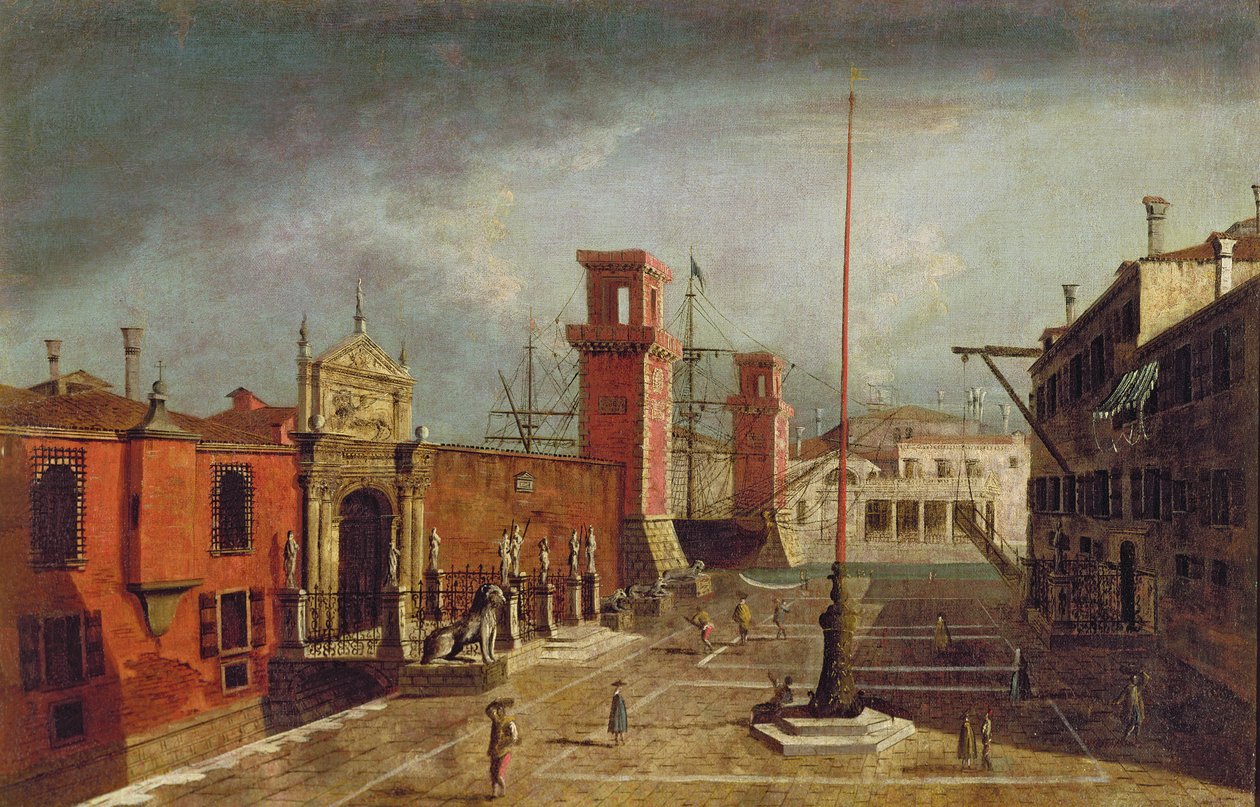 Arsenale, Venezia av Michele Marieschi