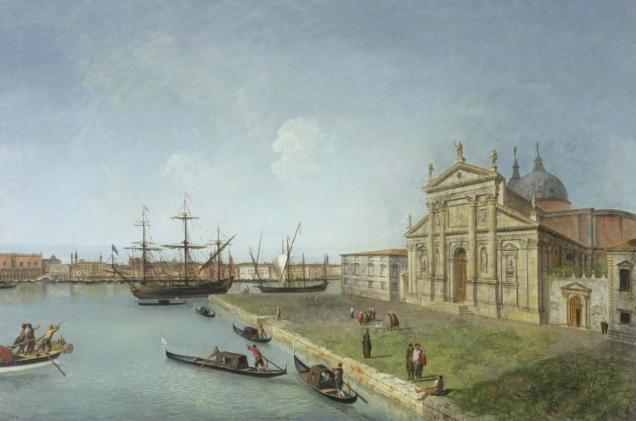 San Marco-bassenget fra San Giorgio Maggiore av Michele Marieschi