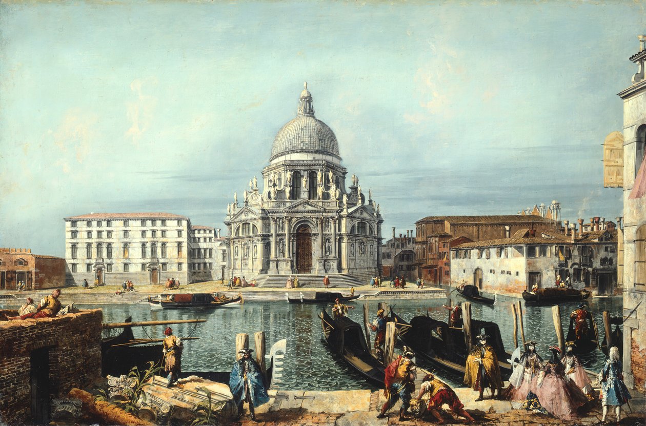 Santa Maria della Salute-kirken, Venezia, 174041. av Michele Marieschi