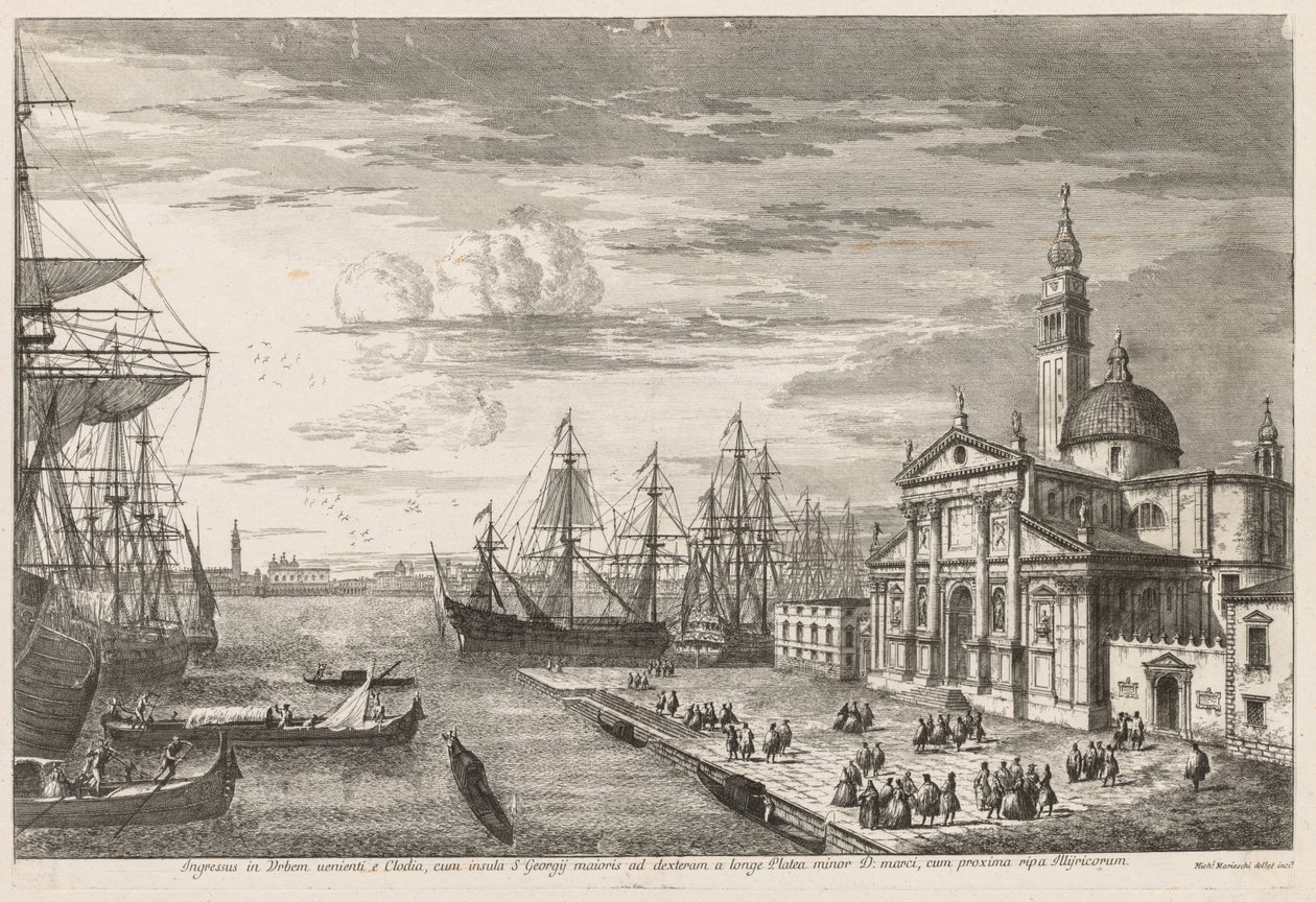 Utsikt over Venezia: The Basin of St. Mark