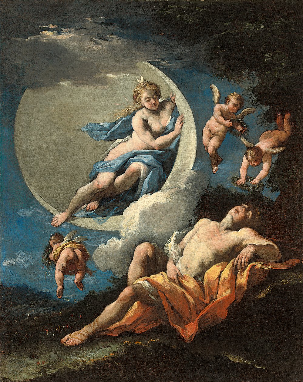 Diana og Endymion av Michele Rocca