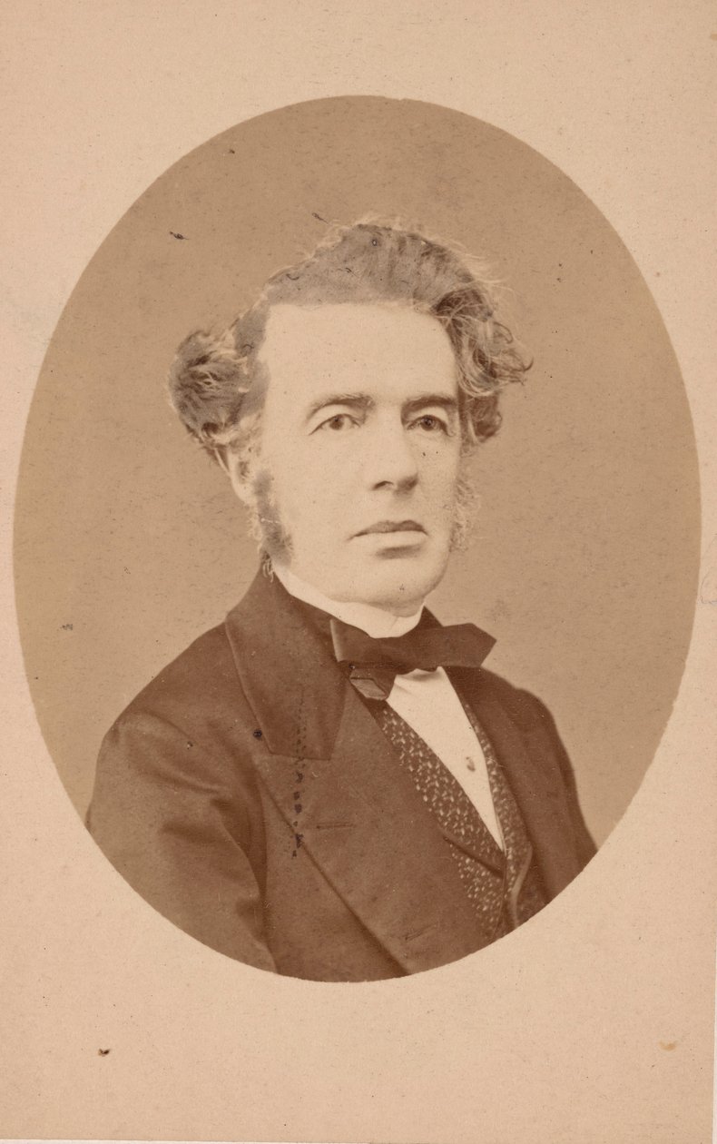 Portrett av Angelo Sismonda 1807-1878, før 1878. av Michele Schemboche