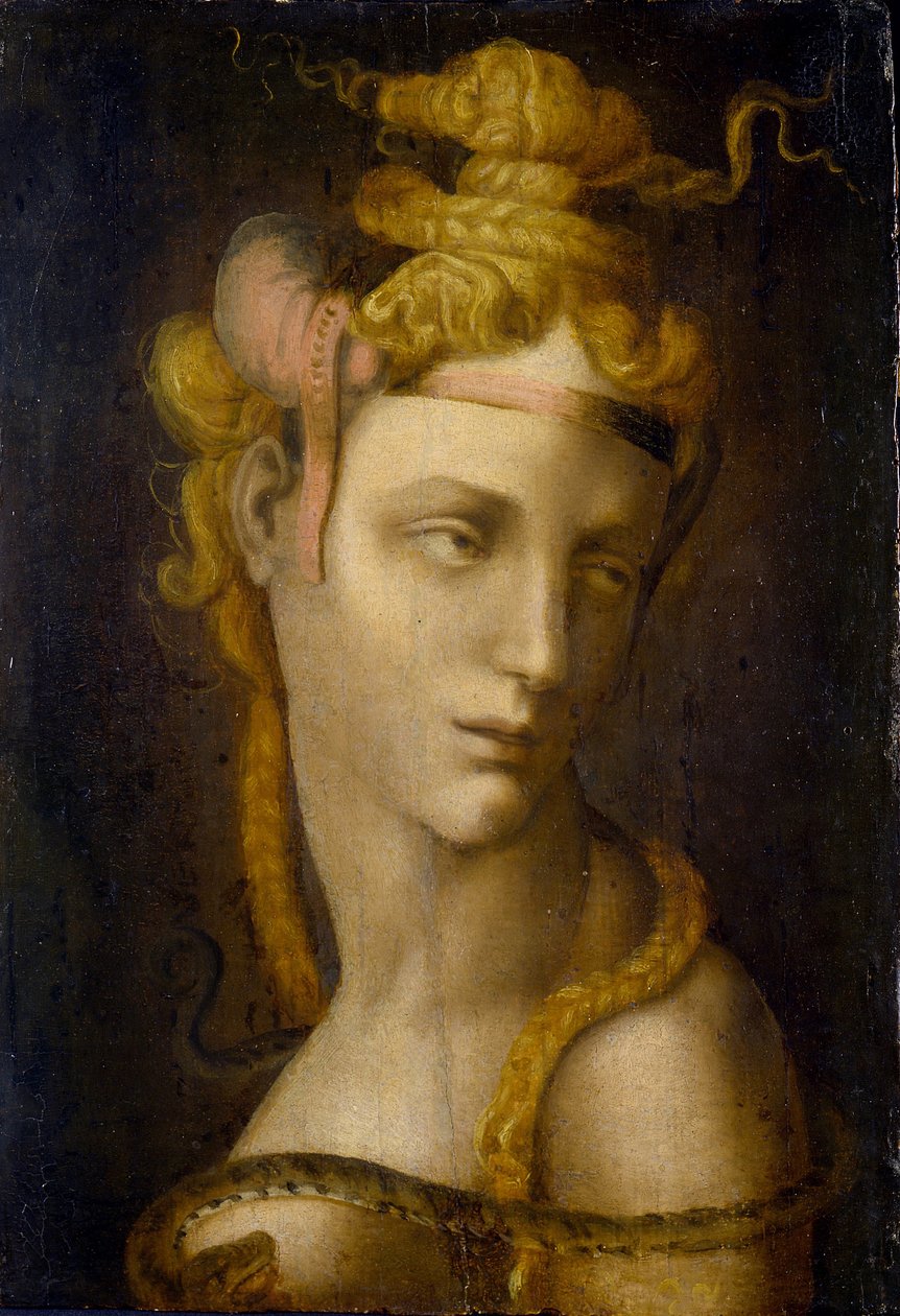 Cleopatre par Tosini, Michele, Circle of (1503-1577). Olje på lerret, størrelse: 37x25,7,, Museo Poldi Pezzoli, Milano av Michele di Ridolfo Tosini