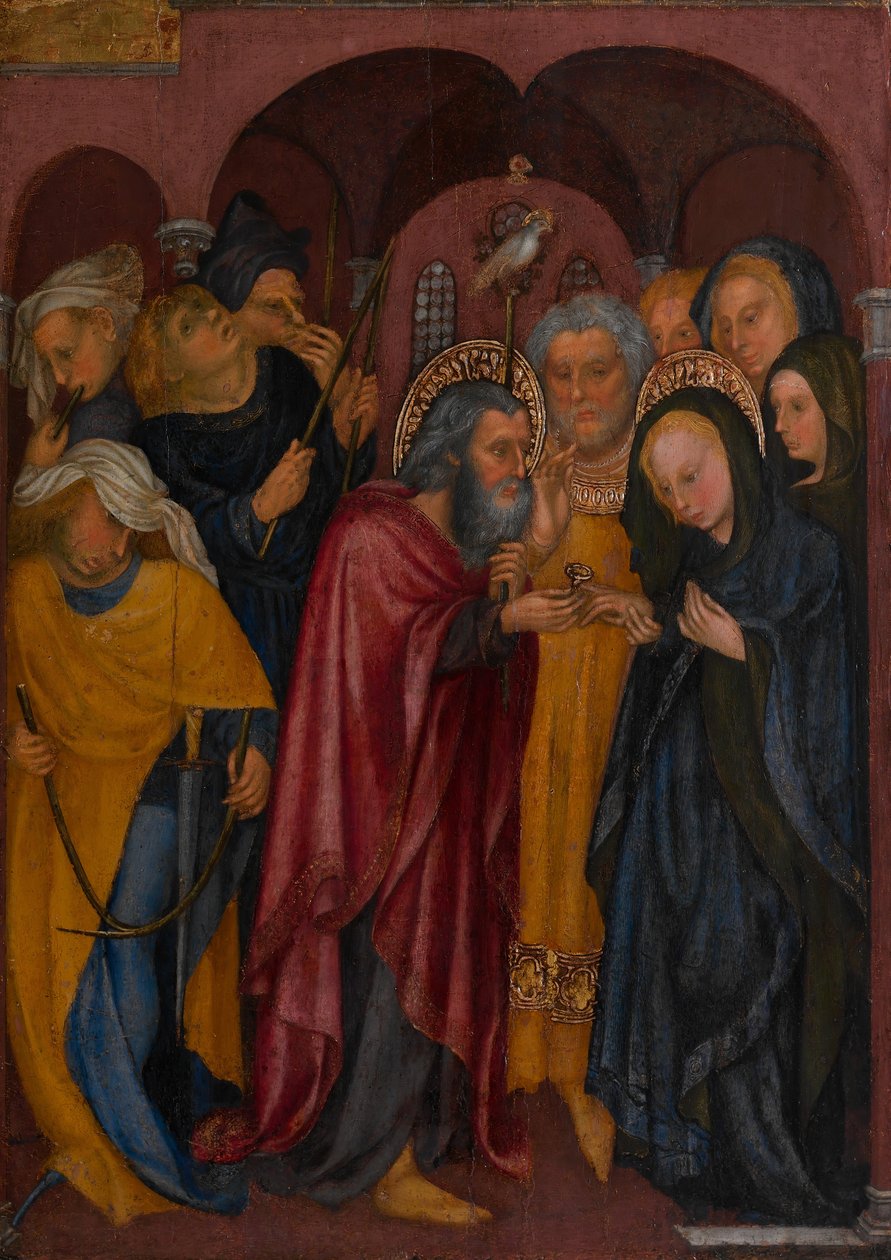 Jomfruens ekteskap, ca. 1430. av Michelino da Besozzo