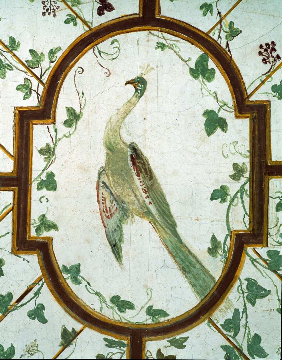 Detalj av taket i kjelleren, Villa Medicea di Careggi-foto av Michelozzo di Bartolommeo