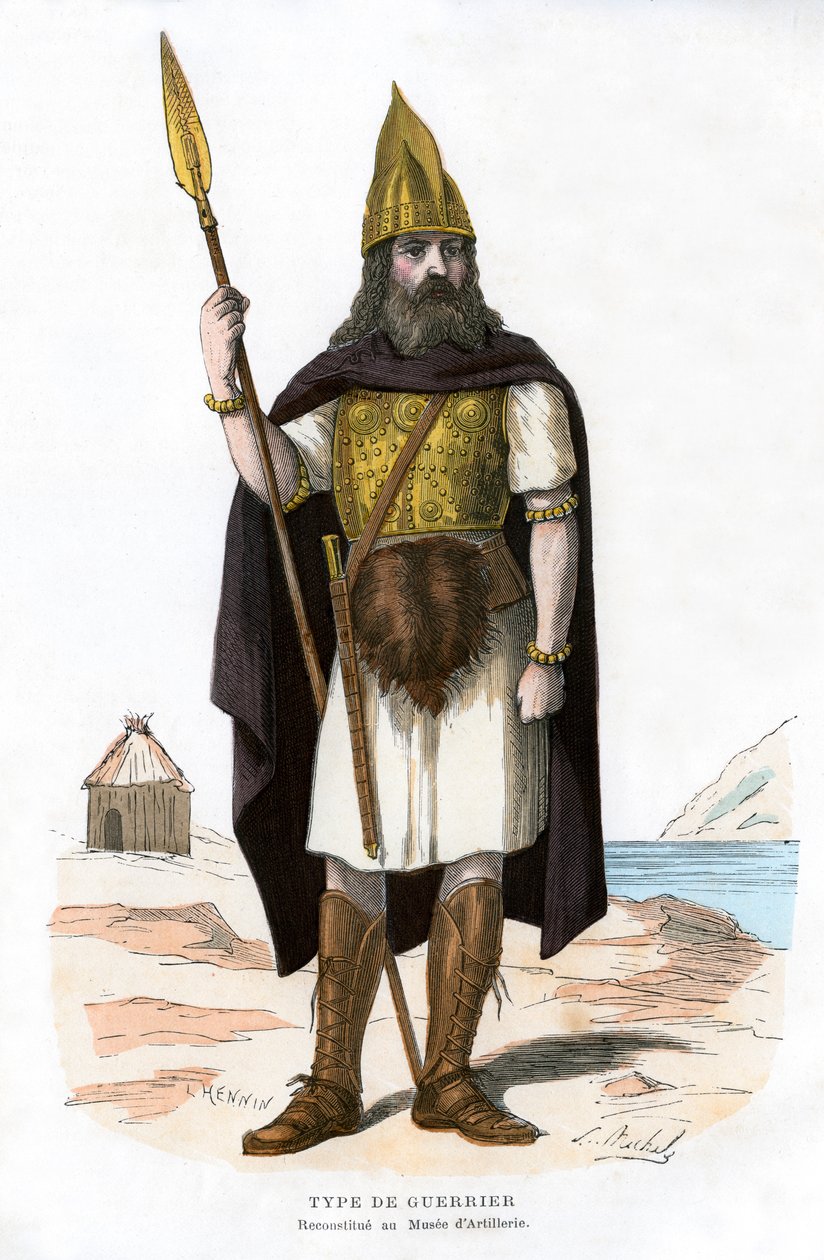 Kriger, muligens gallisk eller frankisk, 1882-1884. av Michelz
