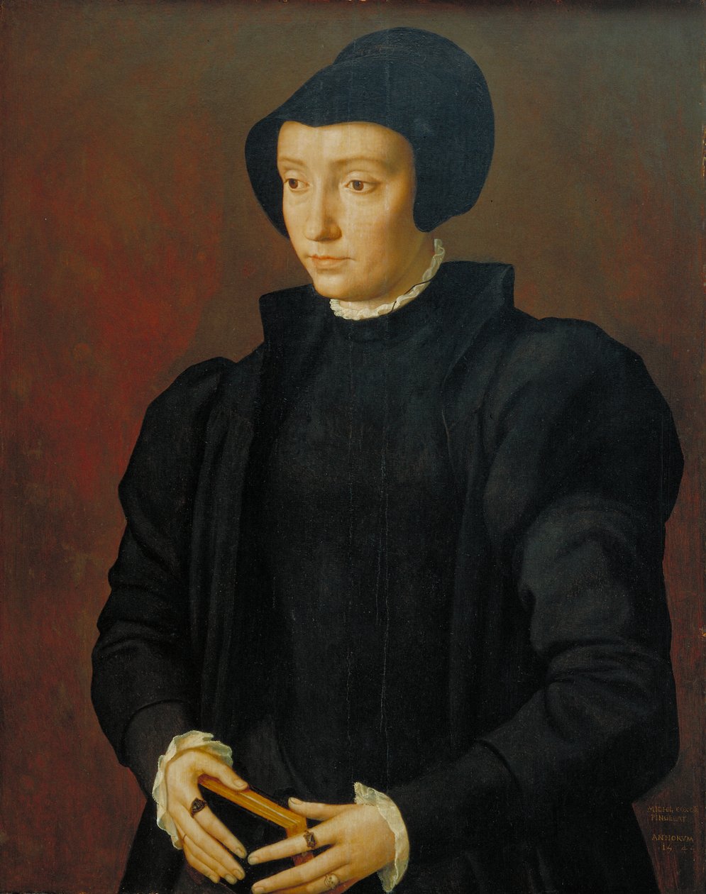 Portrett av Christina av Danmark, 1545 av Michiel I Coxie or Coxcie
