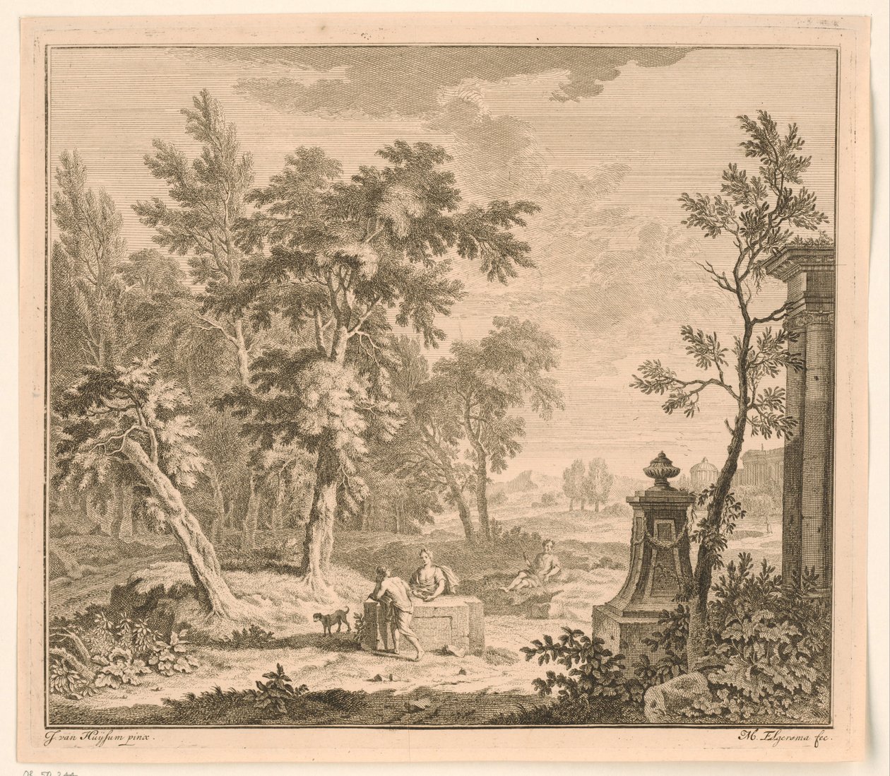Landskap med Shepherd Arkadiske landskap (serietittel) av Michiel Elgersma