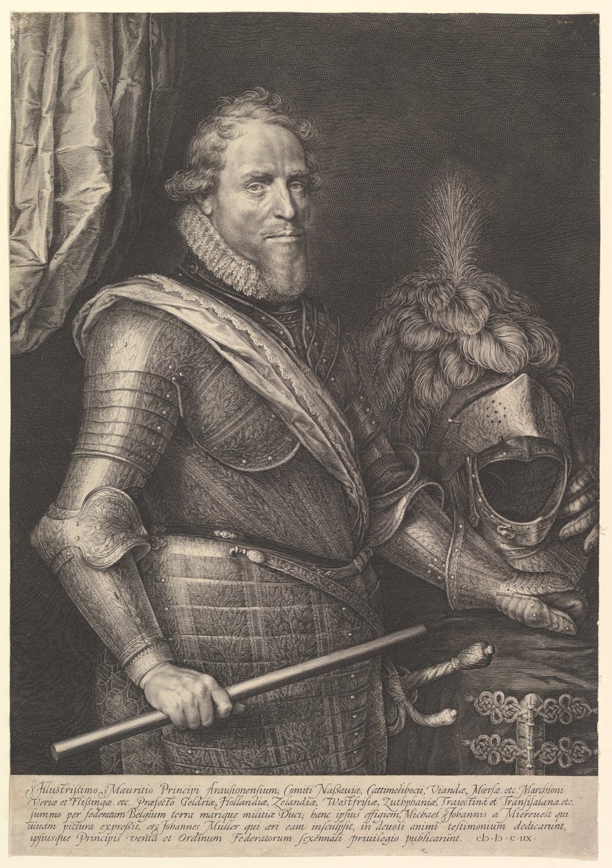 Prins Maurits av Orange, 1608. av Michiel Jansz van Miereveld