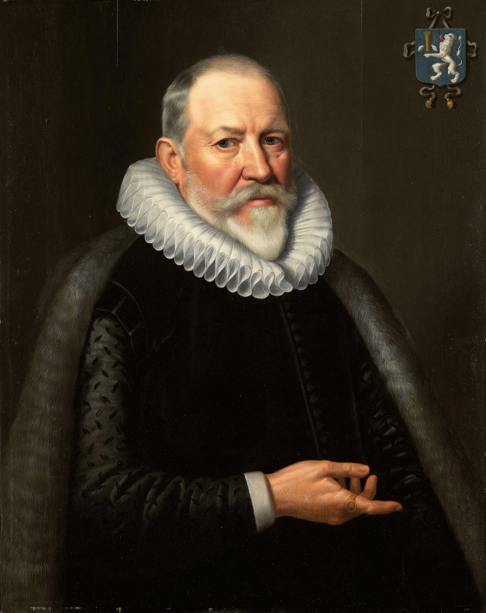 Portrett av Maerten Ruychaver (1545-1626) av Michiel Jansz van Mierevelt (copy after)