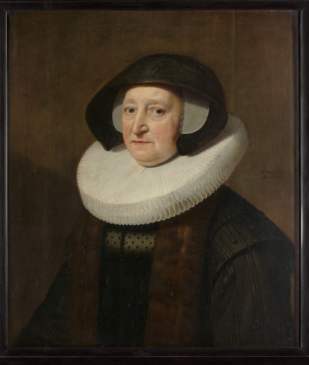 Portrett av Maria Petitpas (?-1640) av Michiel Jansz van Mierevelt (workshop of)