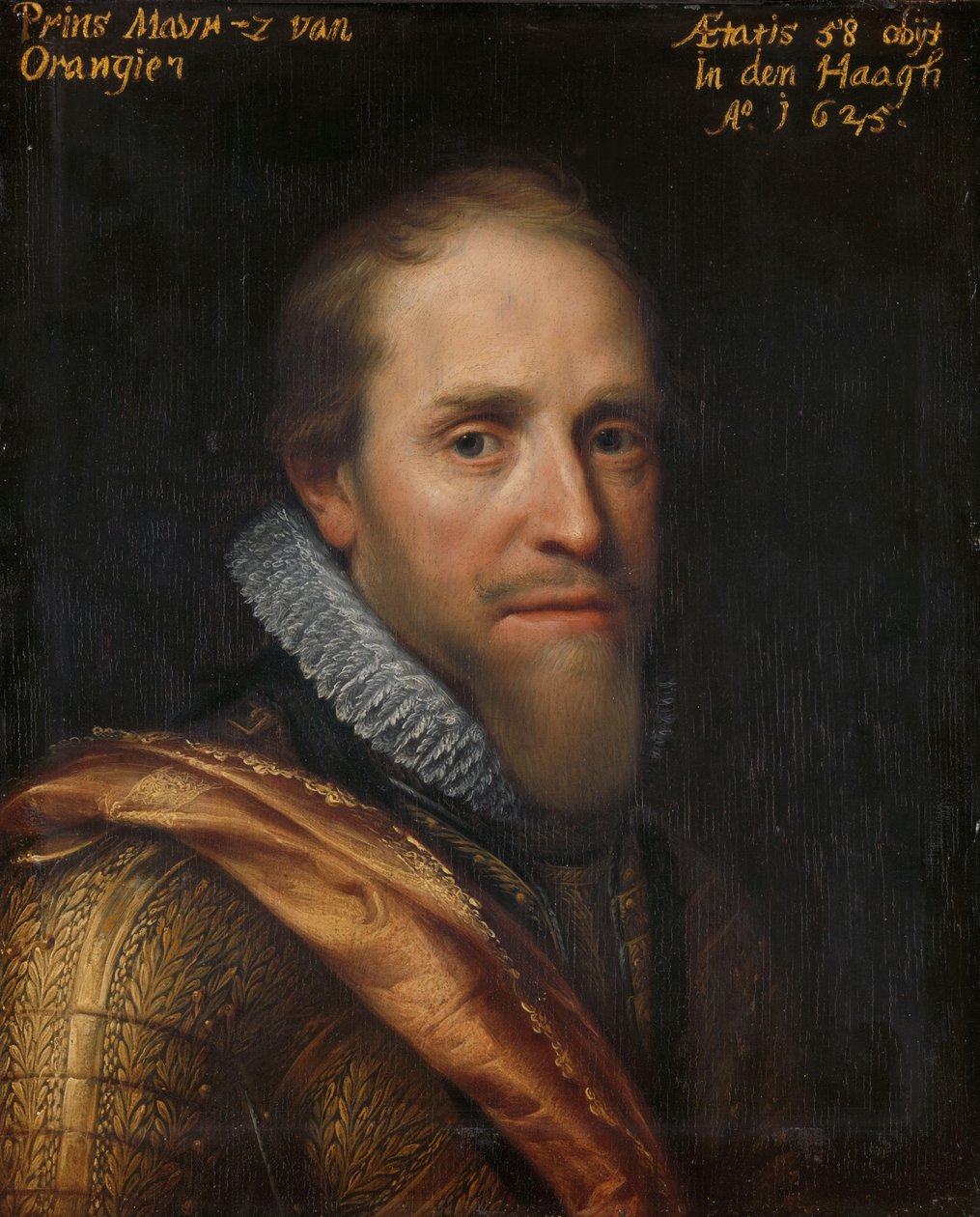 Portrett av Maurice, Prince of Orange av Michiel Jansz van Mierevelt (workshop of)